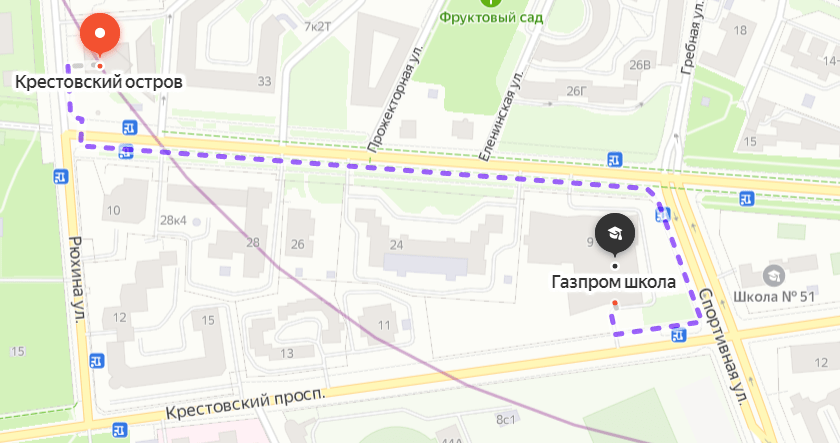 Адрес школы Газпрома